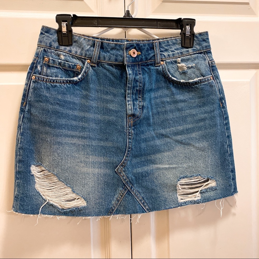Zara jean skirt